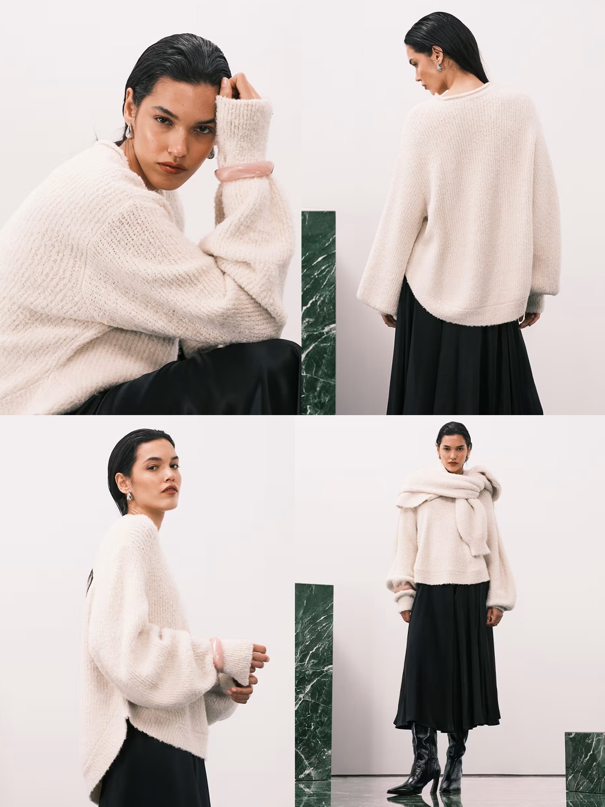 Knitted Boucle Oversized Jumper from ASOS DESIGN