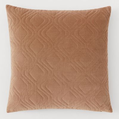Quilted Velvet Cushion Cover from H&M