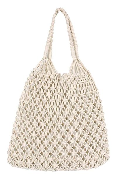 Shoulder Mesh Beach Bag from Tendycoco