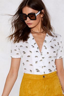 Cheetah Print Shirt