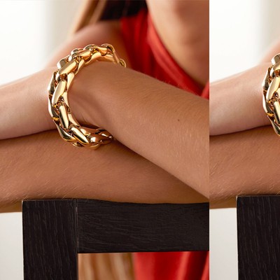 16 Chunky Gold Bracelets We Love