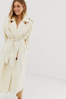 Longline Trench Coat from Asos Design