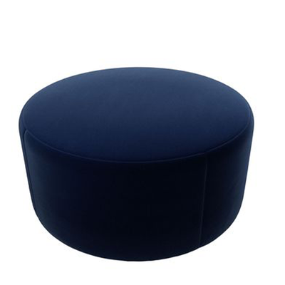 Luna Large Round Pouffe