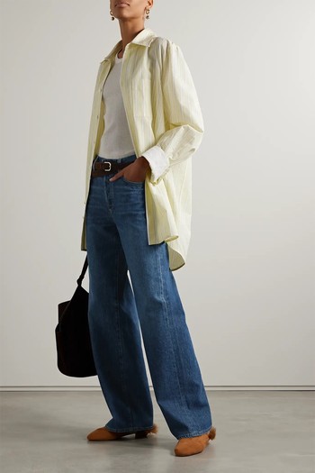 Annina High-Rise Wide-Leg Organic Jeans, £300