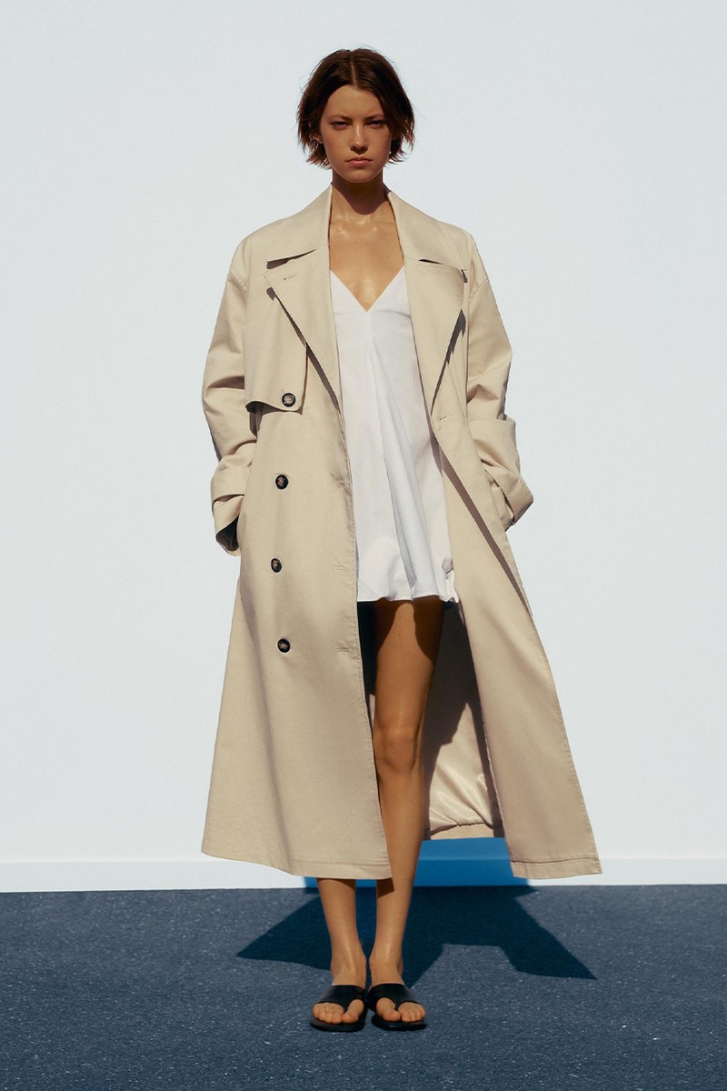 Long Oversize Trench Coat from Zara