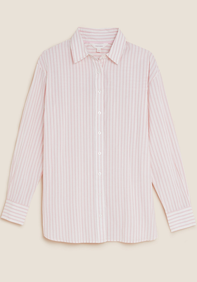 Pure Cotton Striped Long Sleeve Shirt