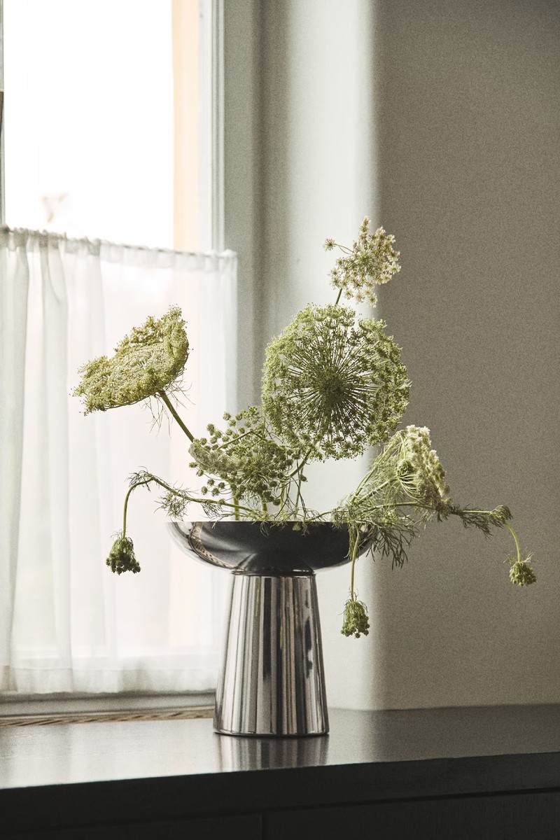 Large Metal Vase from H&M