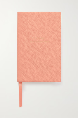 Panama The World Is Your Oyster Textured-Leather Notebook from Smythson