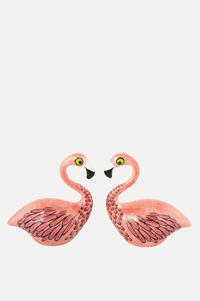 Flamingo Salt & Pepper Set from Wolf & Badger