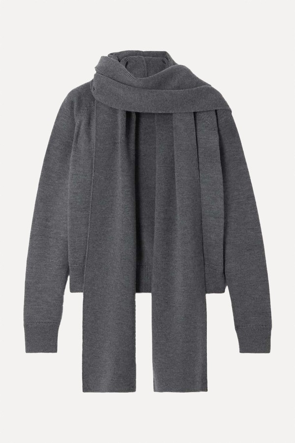Layered Wool Cardigan from Alaïa