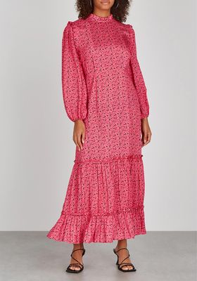 Monet Printed Cotton-Blend Maxi Dress from Rixo