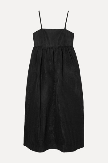 Voluminous Textured Midi Dress from COS