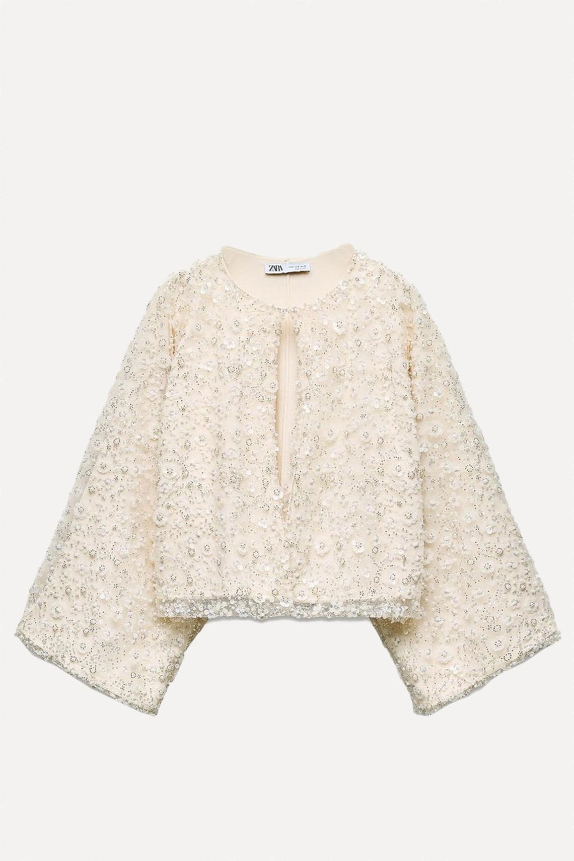 Sequinned Beaded Cardigan from Zara