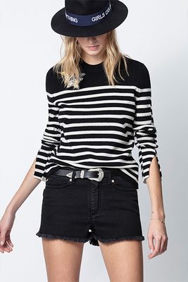 Delly Stripes Beads Sweater from Zadig & Voltaire