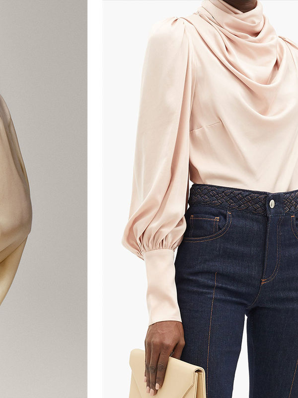 18 Chic Silk Blouses To Wear Now