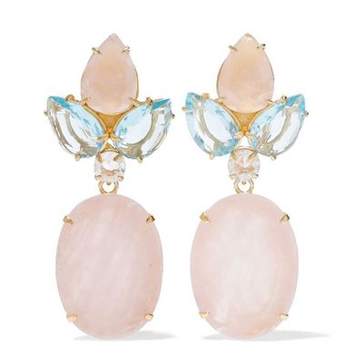 14-Karat Gold-Plated Quartz Earrings from Bounkit