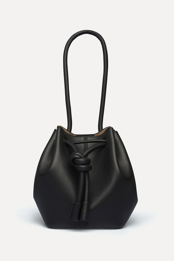 Elongated Small Bucket Bag from Nanushka