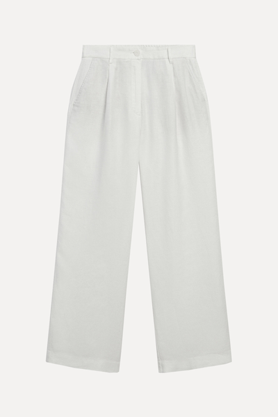 Wide Leg Linen Trousers, £69.95 | Massimo Dutti