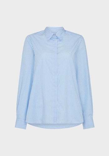 Cotton Long Sleeve Relaxed Shirt