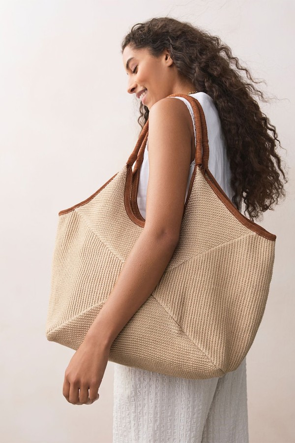 Natural Jute Shoulder Bag from NEXT
