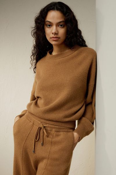 Eshe 2-in-1 Cashmere Detachable Hoodie, £225 | Lily Silk