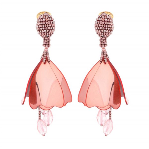 Impatiens Mini Clip-On Earrings
