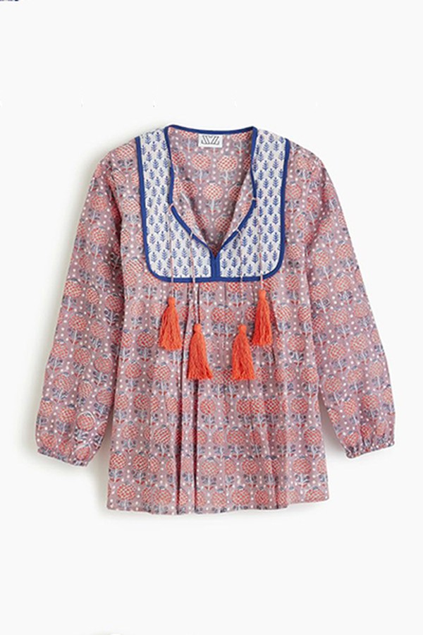 Kitty Top from SZ Blockprints For J.Crew