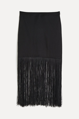 Fringe-Trimmed Skirt from H&M