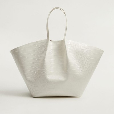 Croc-Effect Bag from Mango