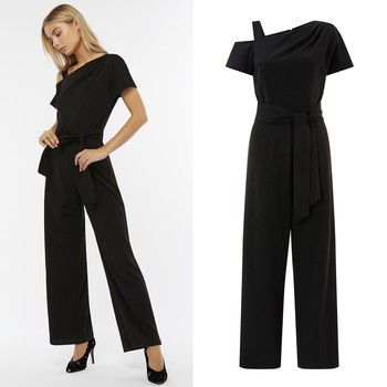 Jenny Crepe Waist Tie Jumpsuit