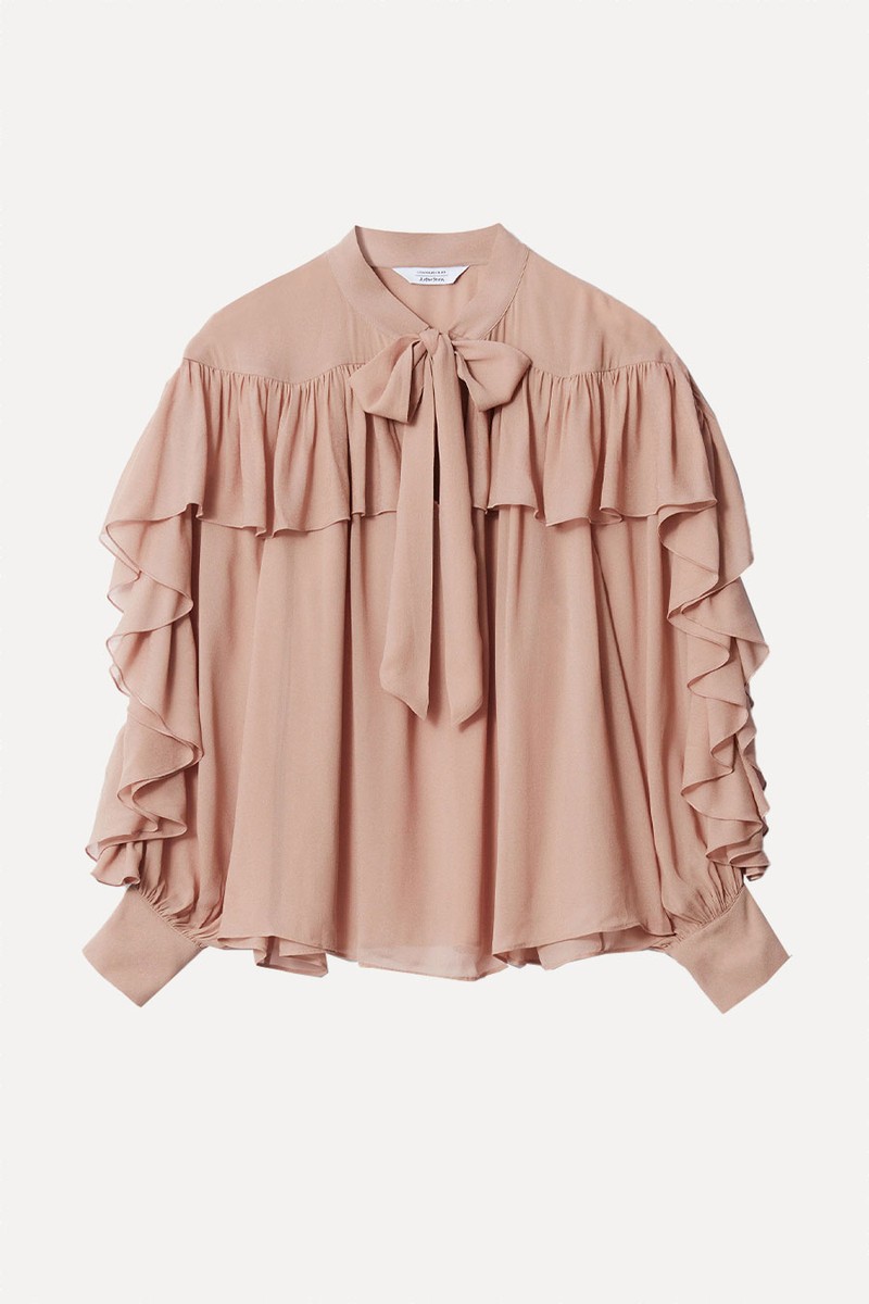 Ruffled Bow-Detailed Blouse from & Other Stories