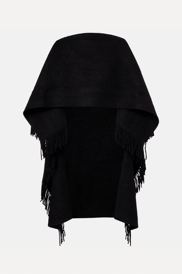 Fringed Poncho from Toteme