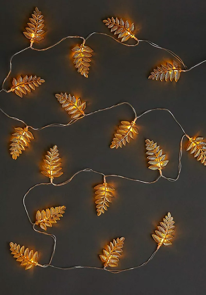 Gold Leaf String Lights
