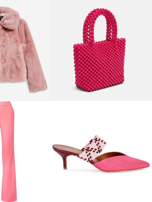 4 Pink Colour Blocking Outfits