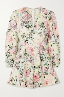 Maribelle Floral-Print Linen Playsuit from Faithfull The Brand