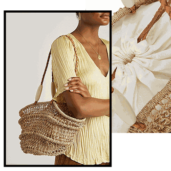 Aranaz Blando Woven Abaca Tote, £190