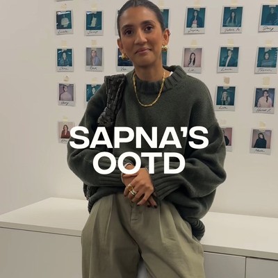 Sapna is back in the LuxeGen office & kicking it off by sharing her Monday outfit details –  save 