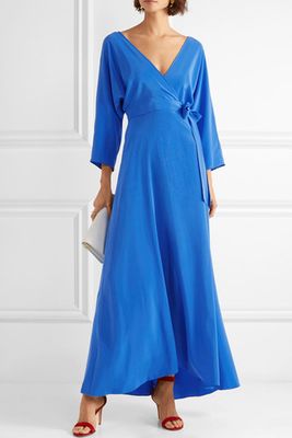 Silk  Wrap Maxi Dress from Diane Von Furstenberg