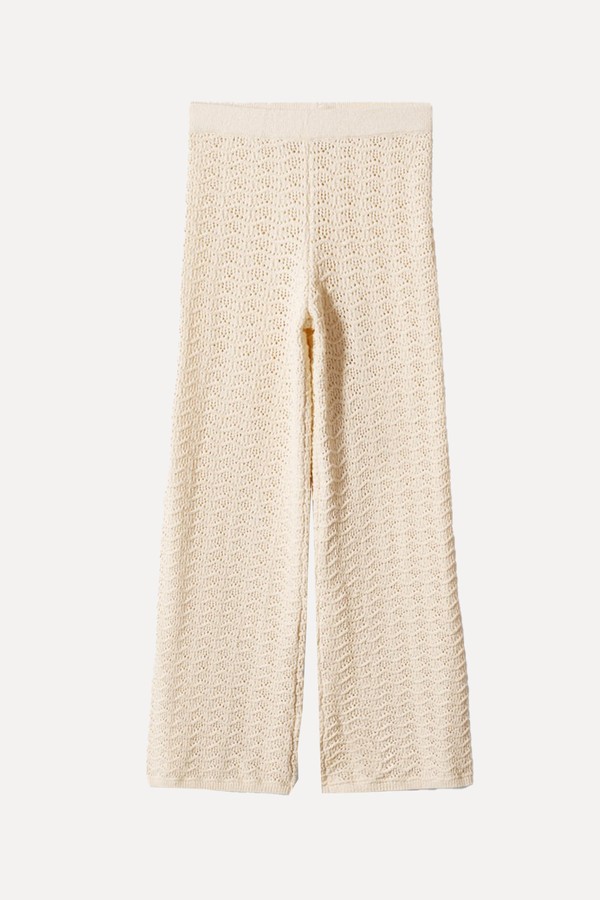 Knitted Palazzo Trousers from Mango