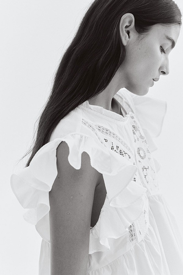Embroidered Cotton Blouse from H&M