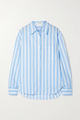Lui Striped Cotton-Poplin Shirt from Frankie Shop
