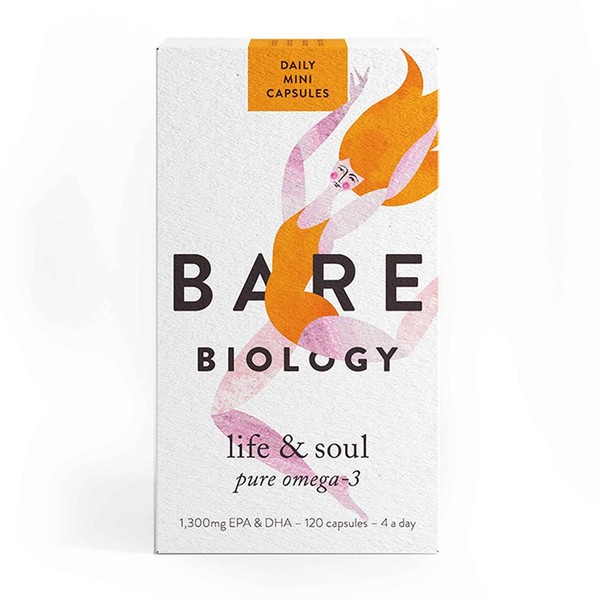 Life & Soul Omega-3 Fish Oil Mini Capsules from Bare Biology