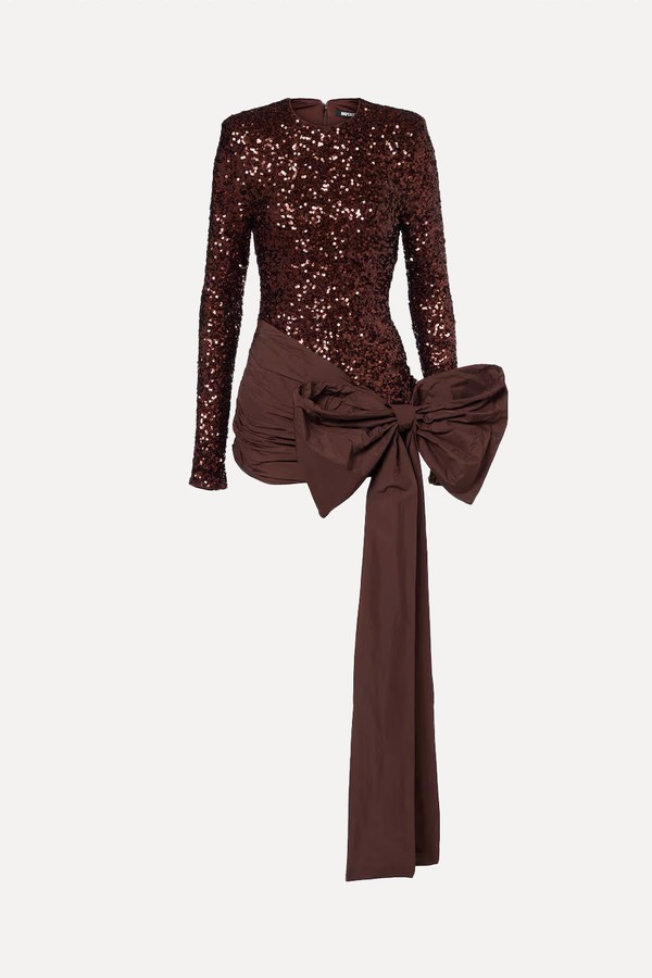 Bow-Detail Sequined Minidress from Rotate