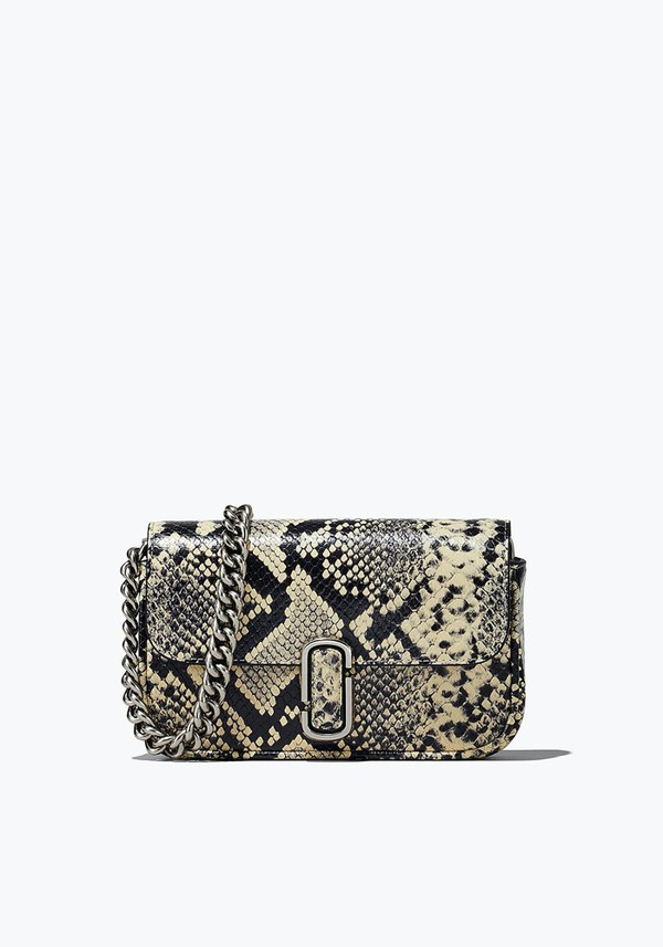 The Snake Embossed J Marc Shoulder Bag