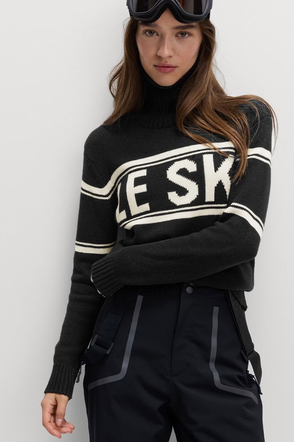 Cotton Rich Slogan Roll Neck Jumper from Goodmove