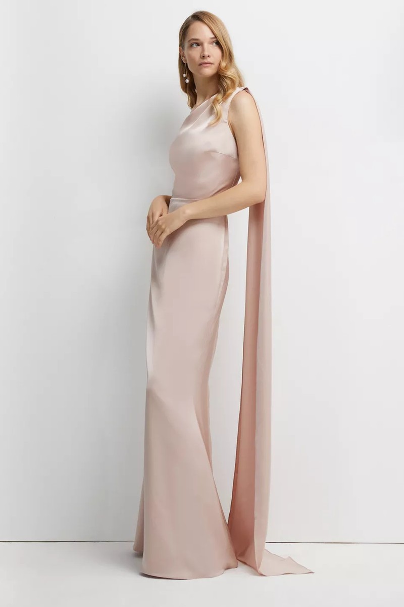 Drape Shoulder Detail Bridesmaids Dress, £107.10 (was £119) | Coast