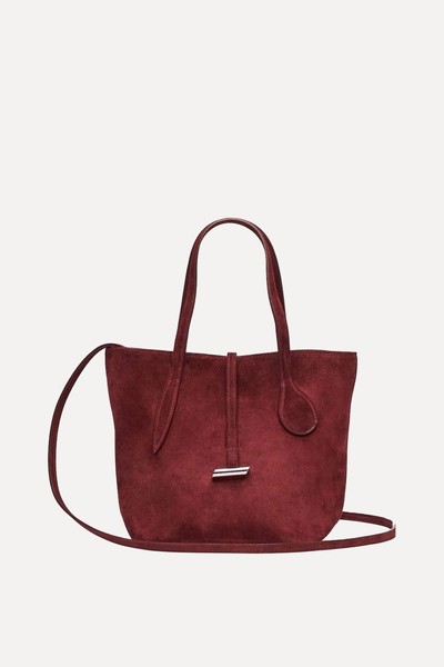 Mini Barolo Suede Sprout Tote from Little Liffner