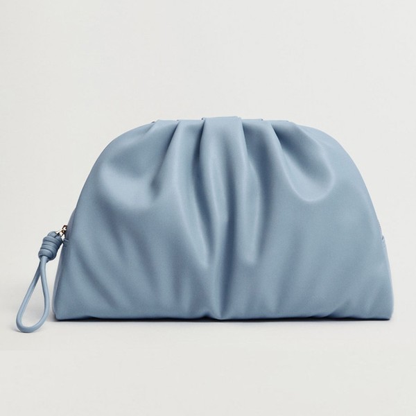 Pleated Volume Clutch from Mango