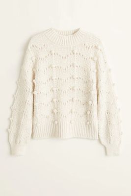 Openwork Knit Sweater from Mango