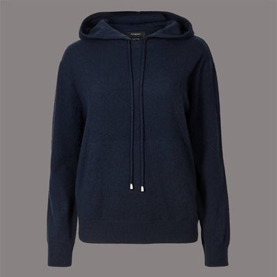 Pure Cashmere Hooded Jumper